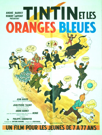 Tintin et les oranges bleues