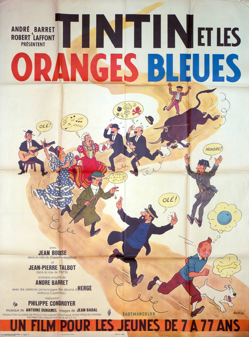 Tintin et les oranges bleues