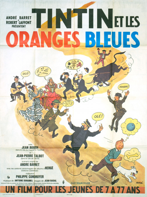 Tintin et les oranges bleues