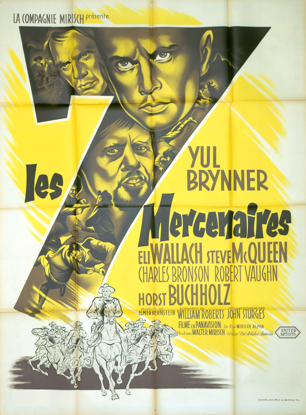 Telecharger Les 7 Mercenaires 1960 Film Complet En Francais Les 7 Mercenaires | Affiche-Cine