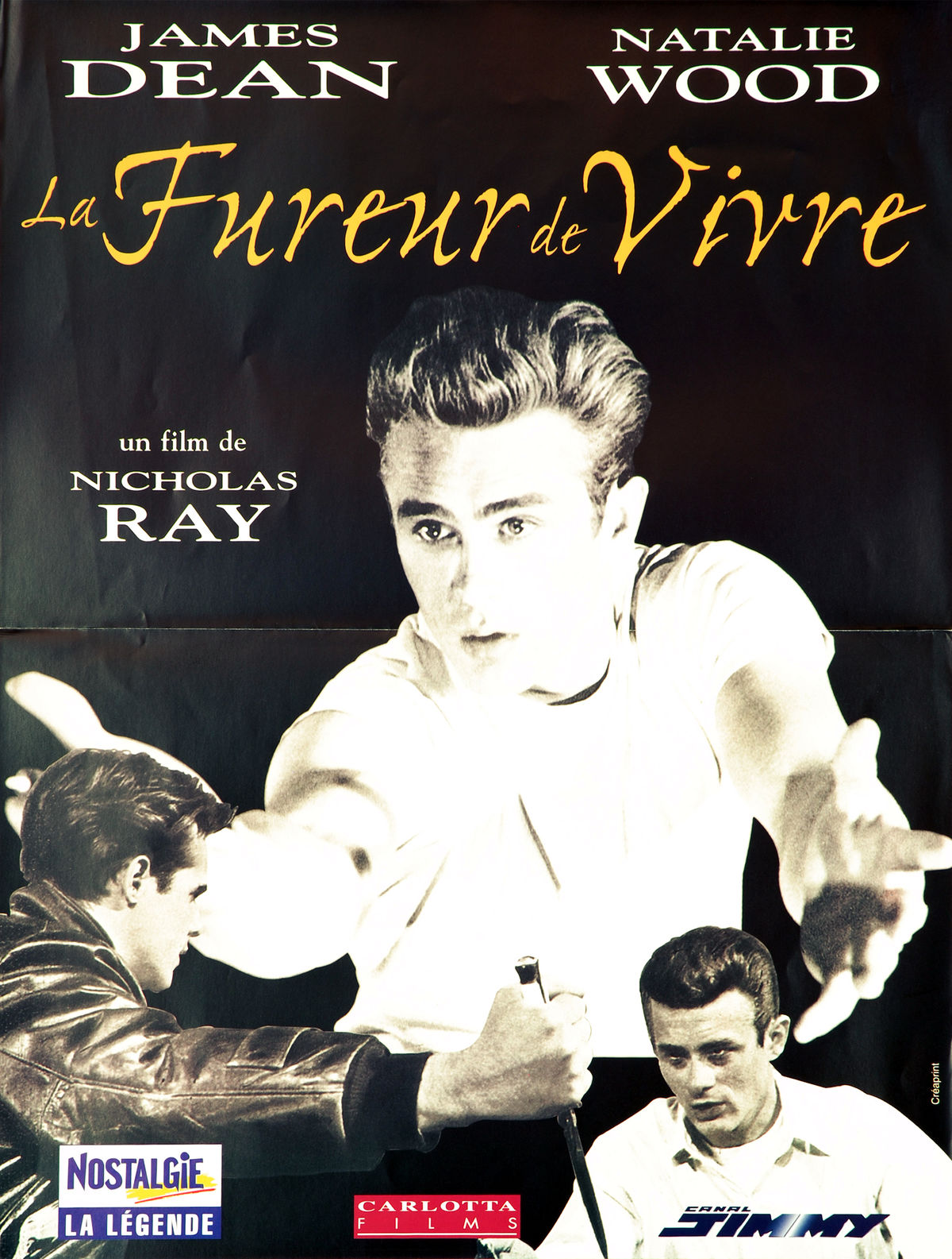 La Fureur de vivre Affichecine
