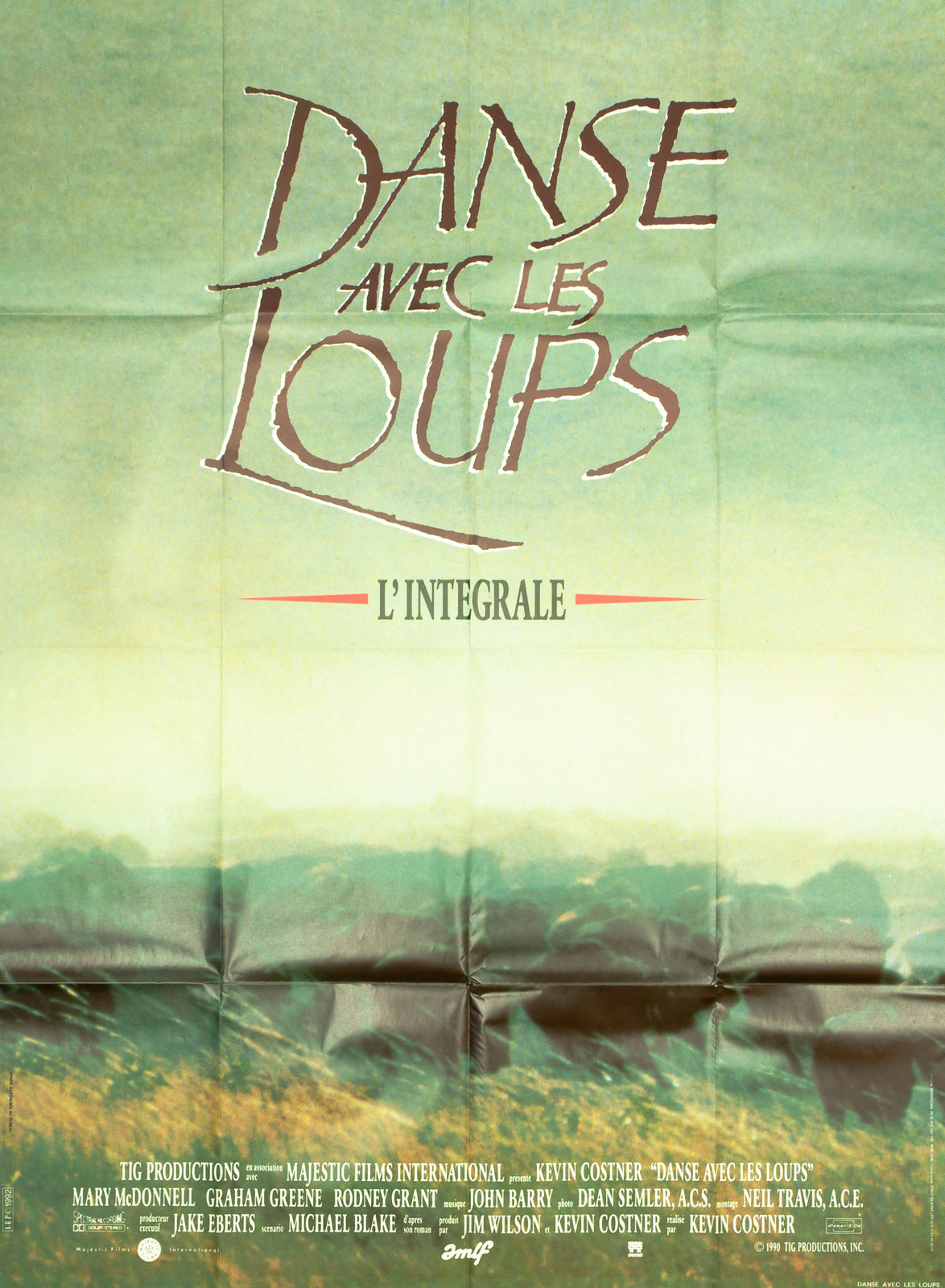 Danse avec les loups Affichecine