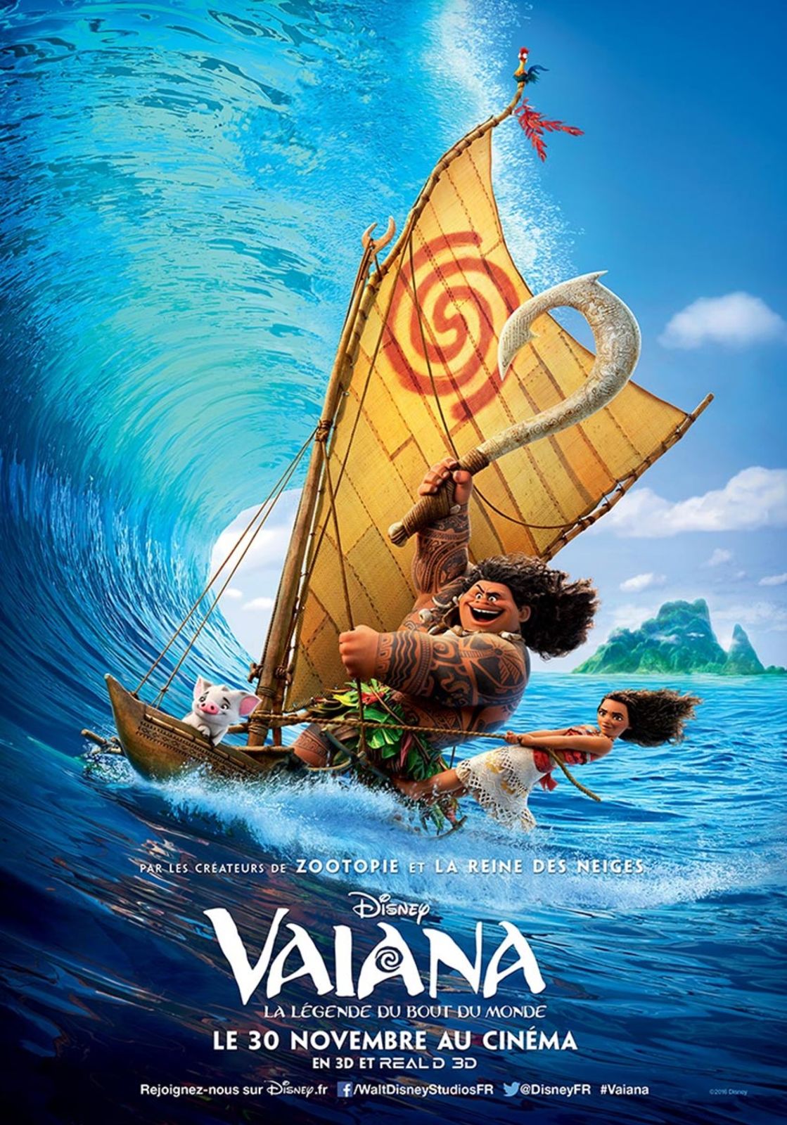 Vaiana, la légende du bout du monde | Affiche-cine