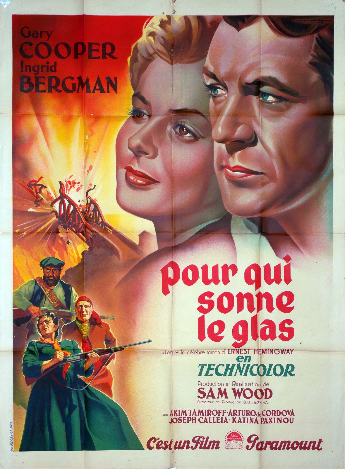 Acteur Pour Qui Sonne Le Glas Pour qui sonne le glas | Affiche-Cine