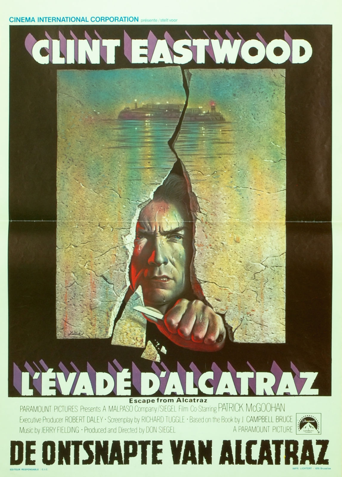 L'Evadé d'Alcatraz Affichecine