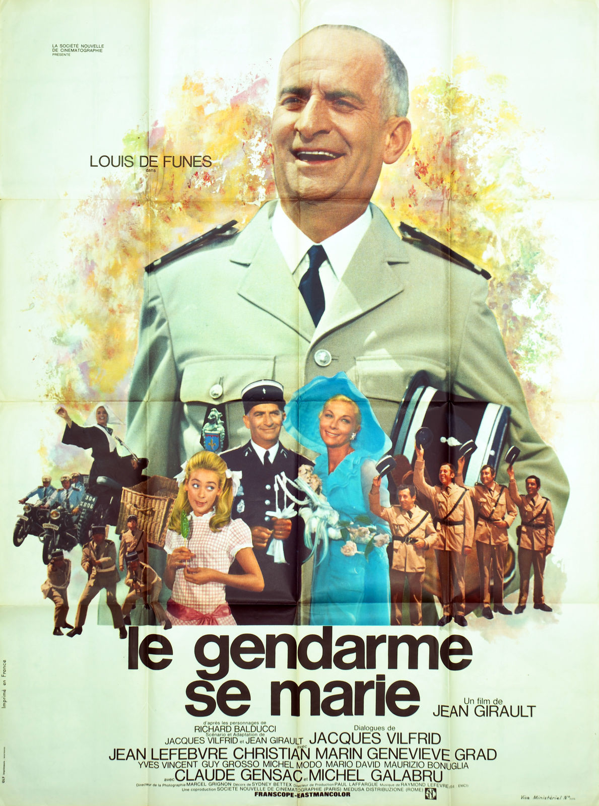  Le Gendarme  se  marie  Affiche  Cine