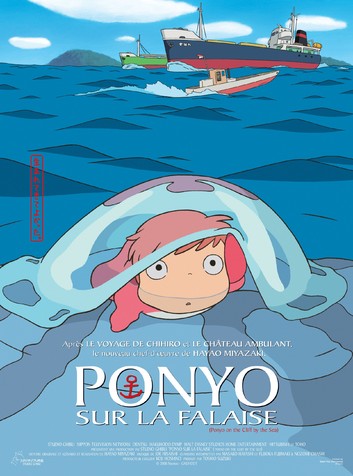 Ponyo sur la falaise