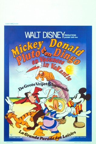 Mickey, Donald, Pluto et Dingo en vacances