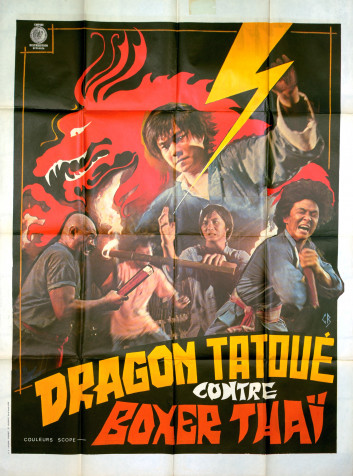 Dragon tatoué contre boxer Thaï