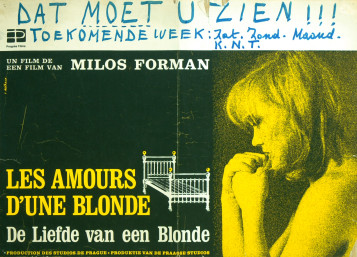 Amours d'une blonde
