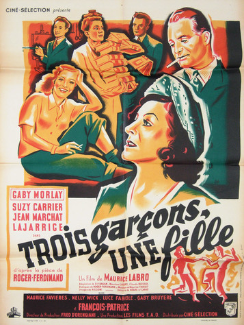 Trois garçons, une fille