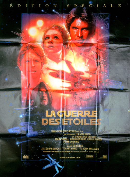 Résultat de recherche d'images pour "affiche star wars la guerre des étoiles"